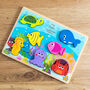 Personalised Sea Life Puzzle Gift For Christening Baptism, thumbnail 3 of 4