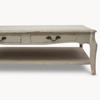 Woodcroft Mouse Grey Coffee Table, 3 of 5