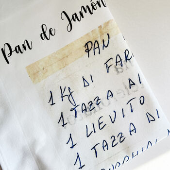 Personalised Family Recipe Handwritten Tea Towel, 12 of 12