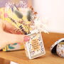 Ceramic Little Book Of Flower Buds Tiny Vase, thumbnail 2 of 4