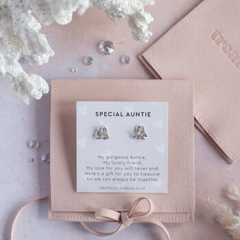 Special Auntie Earrings Studs, 4 of 5