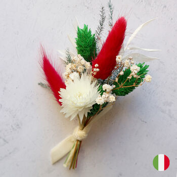 Six Nations Rugby Supporters Buttonhole In Team Colours, 12 of 12