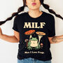 'Man I Love Frogs' Funny Milf Tshirt, thumbnail 3 of 4