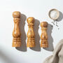 Traditional Natural Olive Wood Salt Or Pepper Grinder, thumbnail 1 of 7