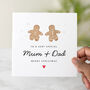 Mum And Dad Christmas Card, thumbnail 1 of 3