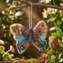 Handmade Felt Emperor Butterfly Hanging Decoration, thumbnail 1 of 5