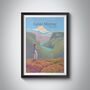 Gros Morne National Park Canada Travel Poster Art Print, thumbnail 1 of 8