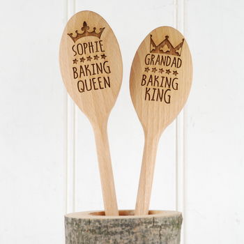Personalised King Or Queen Baker Spoon, 3 of 4