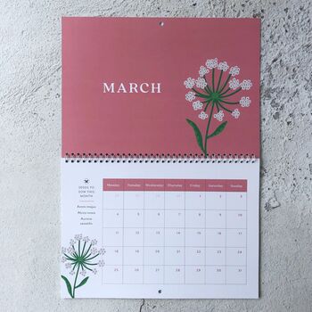 Grow Your Own Flower Garden Wall Calendar 2024, 4 of 10