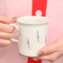 Handmade Lavender Tea Cup, thumbnail 1 of 5