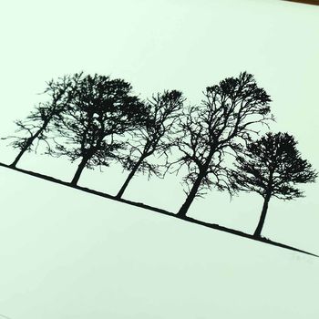 Trees Screen Print, 3 of 4