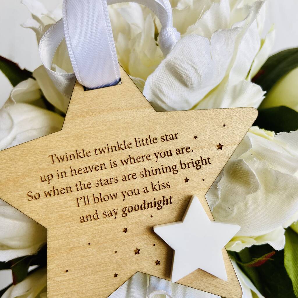 Baby Loss And Remembrance Keepsake Poem Star By Design by Eleven