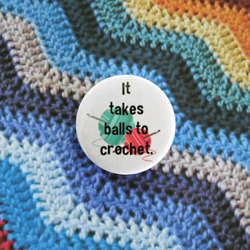Set Of Five Crochet Badges, 3 of 6