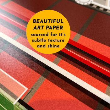 Boleyn Ground West Ham Football Stadium Art Print Gift, 4 of 8