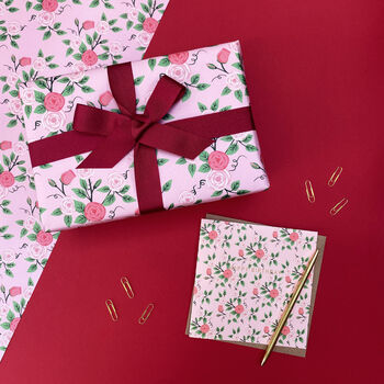 Luxury Rose Wrapping Paper/Gift Wrap, 4 of 11