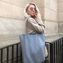 Personalised Real Leather Tote Bag, thumbnail 1 of 12