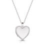 Floating Heart Memory Locket Sterling Silver, thumbnail 5 of 8