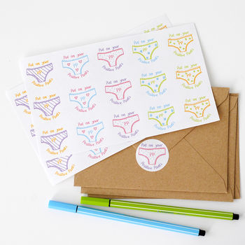Positive Pants Sticker Sheets, 5 of 8