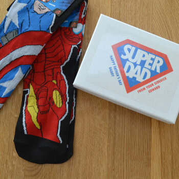 Super Dad Socks In A Box, 2 of 3