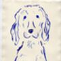 Personalised Pet Dog Portrait Print Gift, thumbnail 6 of 8