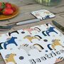 Ponies Personalised Placemat, thumbnail 3 of 6