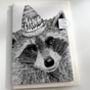Birthday Raccoon Card, thumbnail 1 of 6