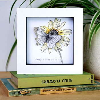 Personalised Butterfly And Flower Artwork, 7 of 10