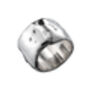 Sterling Silver Or Gold Vermeil Free Form Ring, thumbnail 2 of 7