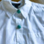 Tranquil Turquoise Button Cover Set, thumbnail 4 of 5