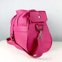 Personalised Handcrafted Pink Overnight Bag, thumbnail 7 of 9