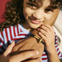 Men's Personalised Gold T Bar Leather Bracelet, thumbnail 2 of 4