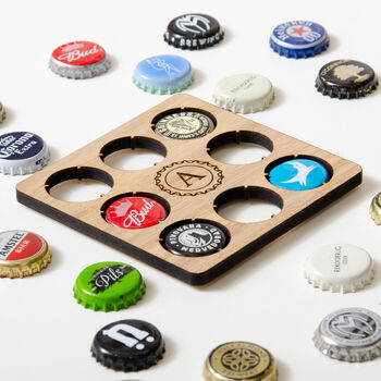 Personalised Beer Cap Initial Coaster, 9 of 12