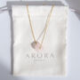Rose Quartz Raw Crystal Chunk Necklace, thumbnail 2 of 4