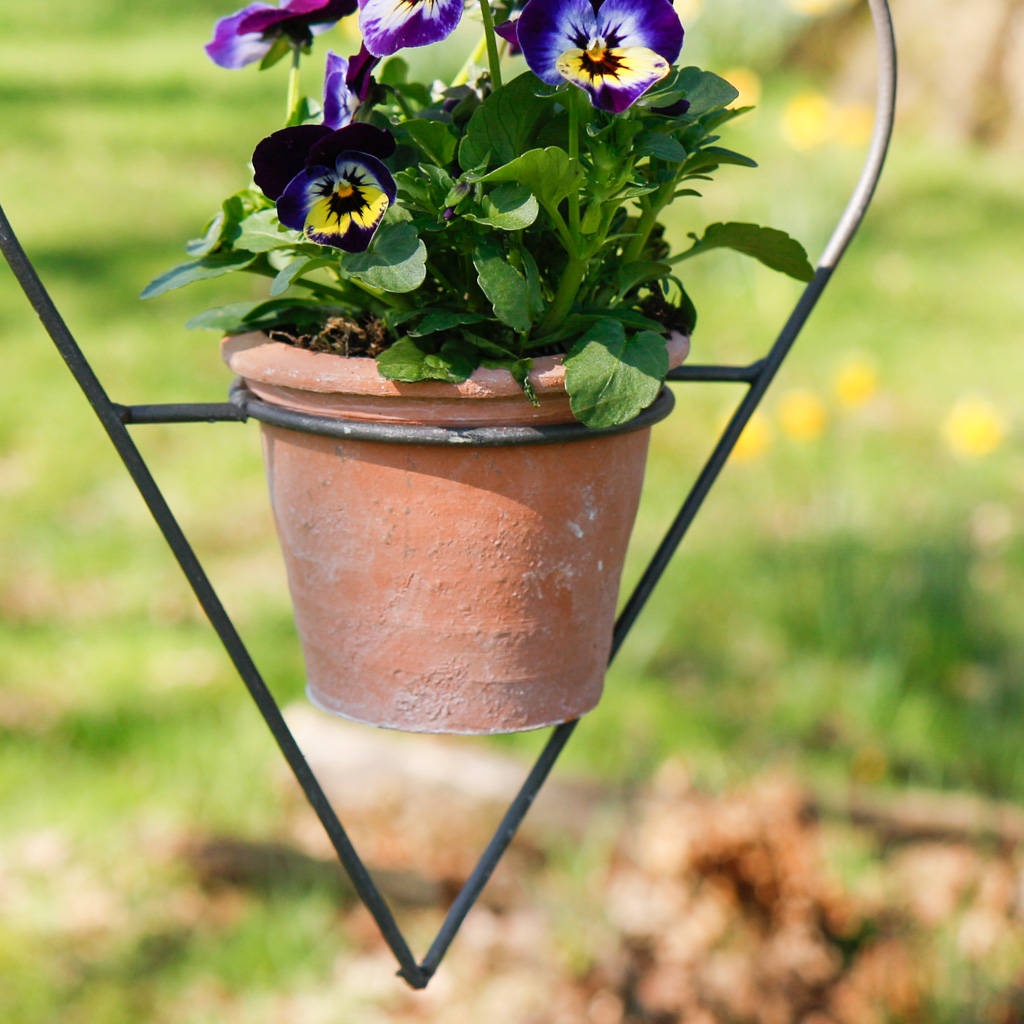 Heart Shaped Terracotta Hanging Planter By Dibor