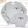 Mama Bear And Little Bear Set Of Matching Sweatshirts, thumbnail 1 of 4