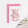 Blooming Marvellous Mum Plantable Mothers Day Card, thumbnail 4 of 9