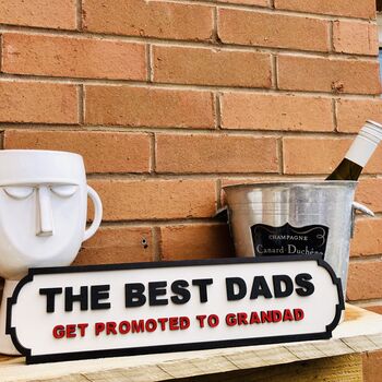 Personalised Grandad Dad Wooden Roadsign Father's Day, 3 of 3