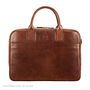 Personalised Leather Briefcase Bag For Men 'Calvino', thumbnail 2 of 12