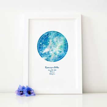 Star Sign Birth Chart Gift With Write Up, 11 of 12