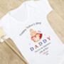 Personalised My 1st Father’s Day Babygrow Superhero Design, thumbnail 2 of 4