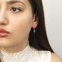 Sterling Silver Sea Shell Dangly Earrings, thumbnail 6 of 7