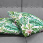 Green Tropical Palm Leaves Pillow Cover, thumbnail 4 of 7
