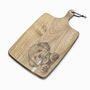 Personalised Bichon Frise Engraved Acacia Serving Board, thumbnail 7 of 11
