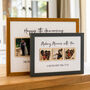 Personalised Wood Photo Framed Print With Three Photos, thumbnail 7 of 7