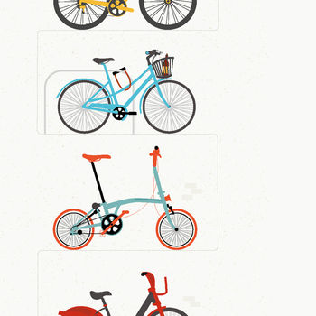 Cycle And The City. A Poster For Cyclists, 5 of 5