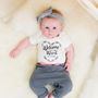 Personalised Welcome To The World Babygrow Baby Gift, thumbnail 4 of 9