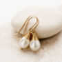 Aa Grade Freshwater Pearl Earrings, thumbnail 2 of 6