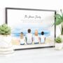Personalised Family Print On The Beach, thumbnail 1 of 12