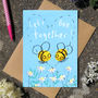 Let's Be Together Valentines Love Greetings Card, thumbnail 2 of 2