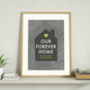 Home Sweet Home Personalised Map Print, thumbnail 7 of 12